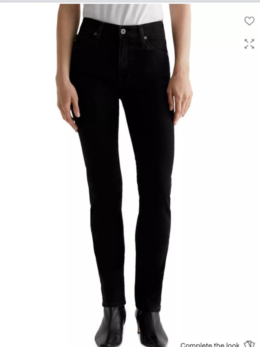 AG Mari Mid Rise Slim Straight Jeans in Alchemy